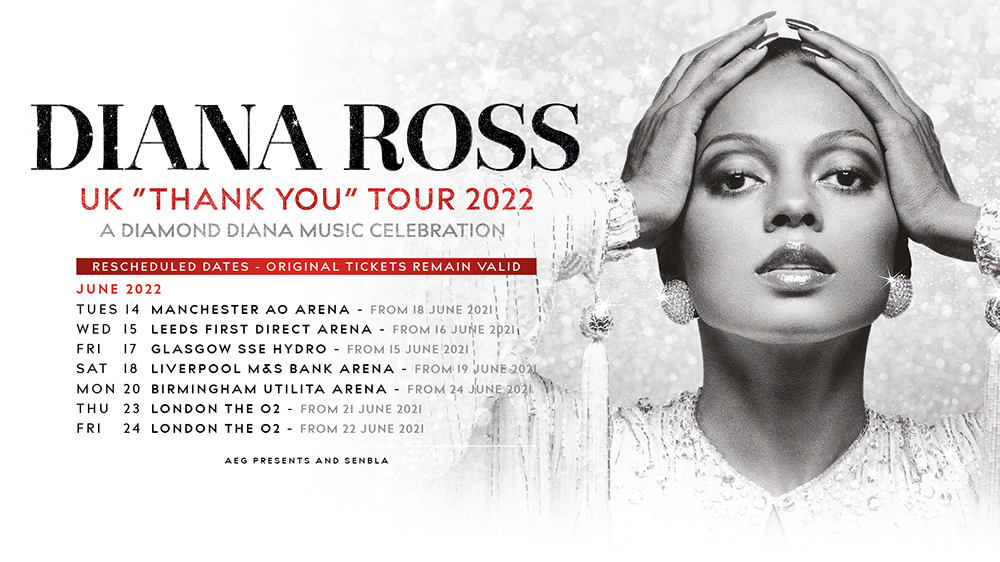 2025 UK Tour: Diana Ross Symphonic Celebration - Tickets On Sale Now 2025 UK Tour: Diana Ross Symphonic Celebration - Tickets On Sale Now
