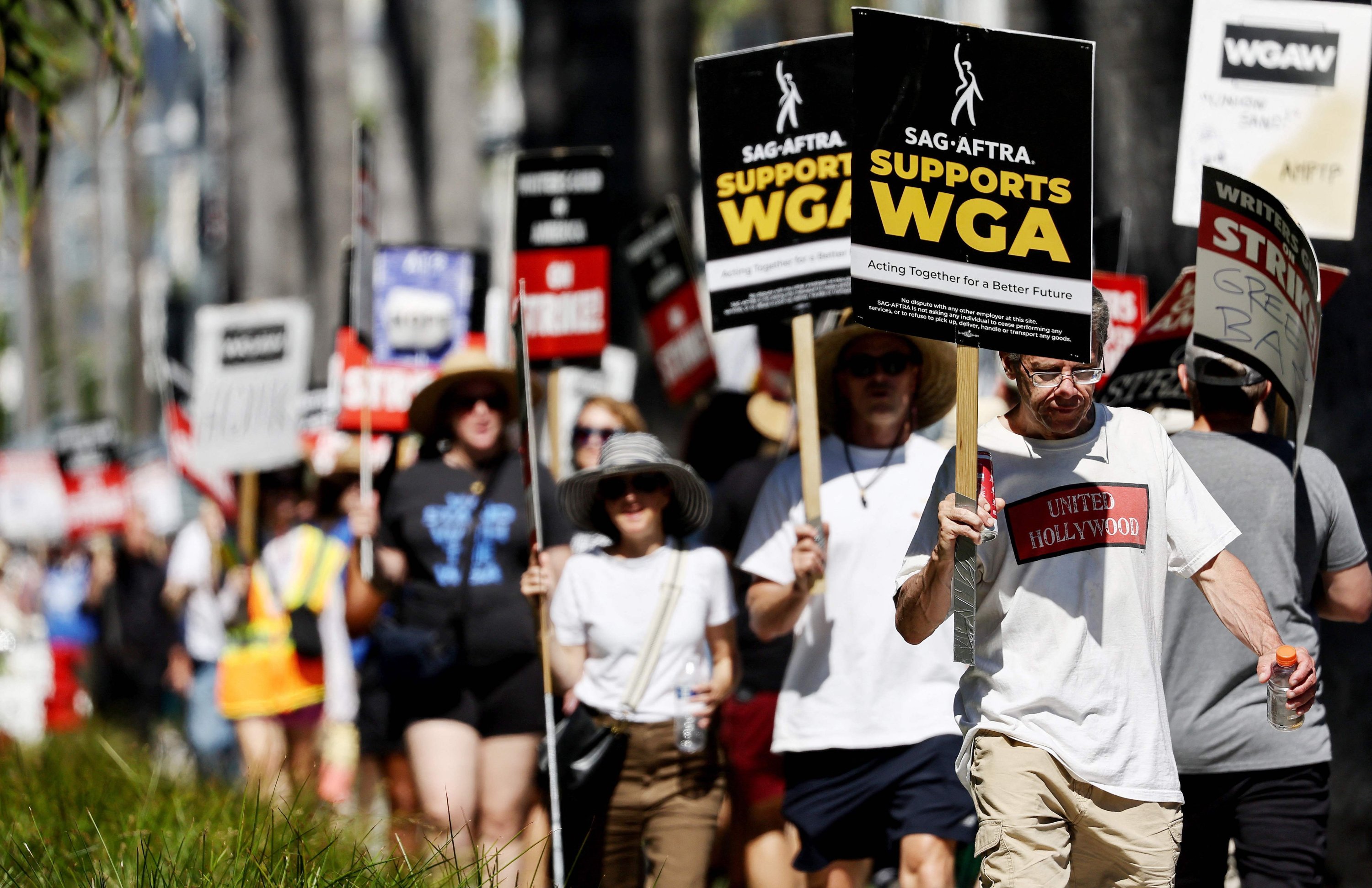 Actors Join Writers' Strike: A Complete Hollywood Shutdown Actors Join Writers' Strike: A Complete Hollywood Shutdown