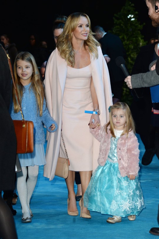 Amanda Holden And Tess Daly's Daughters On Desert Island TV Show Amanda Holden And Tess Daly's Daughters On Desert Island TV Show