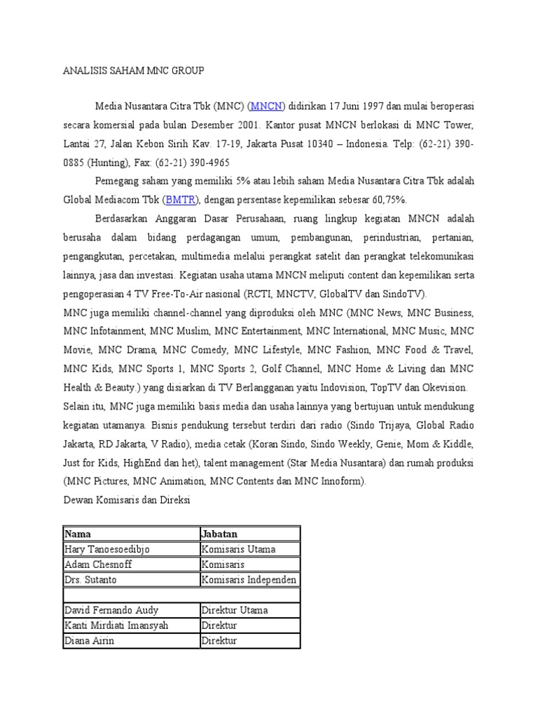 Analisis Saham MTEL & MBMA Setelah Termasuk Dalam MSCI Small Cap Analisis Saham MTEL & MBMA Setelah Termasuk Dalam MSCI Small Cap