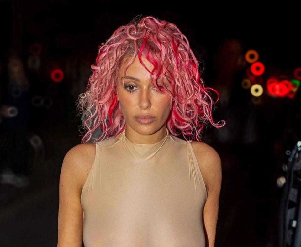 Angelina's Bold Look: Sister Of Bianca Censori Stuns In Cutout Bodysuit Angelina's Bold Look: Sister Of Bianca Censori Stuns In Cutout Bodysuit
