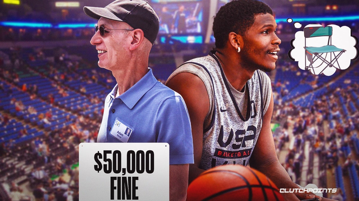 Anthony Edwards Faces $50,000 Fine From NBA Following Fan Incident Anthony Edwards Faces $50,000 Fine From NBA Following Fan Incident