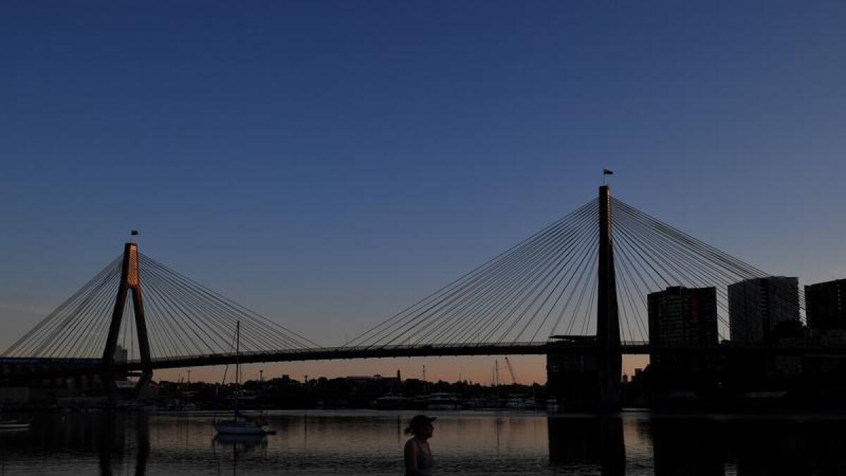 Anzac Bridge Crash Causes Major Delays: Truck And Car Collision Anzac Bridge Crash Causes Major Delays: Truck And Car Collision