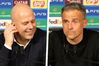 Arne Slot And Luis Enrique On Liverpool And Alisson Arne Slot And Luis Enrique On Liverpool And Alisson