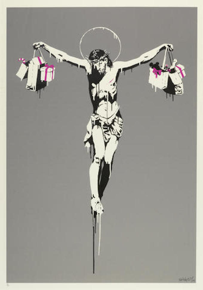 Banksy Broken Heart Mural Headed To Auction