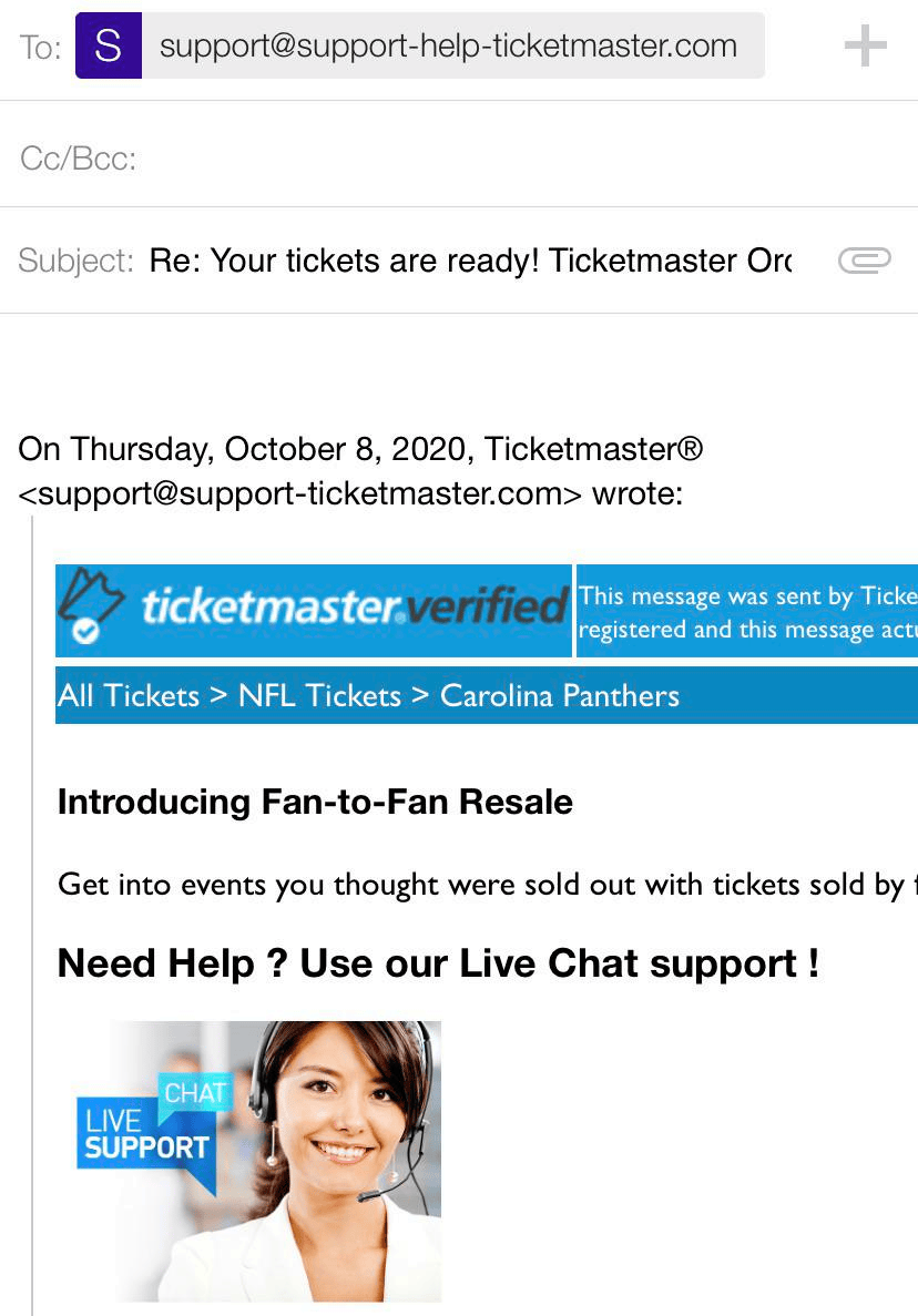 Beware Of Ticket Scams: Ticketmaster's Urgent Warning To Punters Beware Of Ticket Scams: Ticketmaster's Urgent Warning To Punters