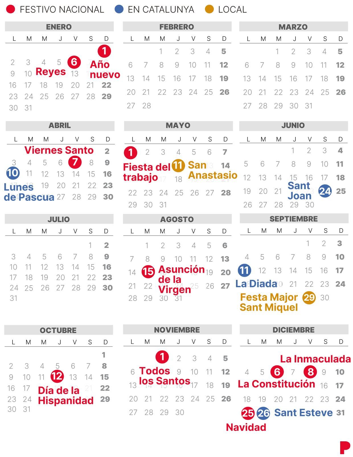 Calendario Laboral 2024: El Puente Del 21 De Abril Y Otros Festivos Calendario Laboral 2024: El Puente Del 21 De Abril Y Otros Festivos