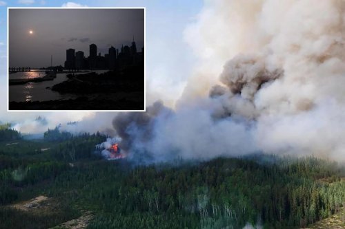 Canadian Wildfire Smoke:  New York City's Temperature Plunge And Air Toxicant Analysis