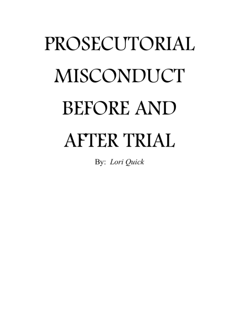 Cardinal Trial: Fresh Evidence Points To Prosecutorial Misconduct Cardinal Trial: Fresh Evidence Points To Prosecutorial Misconduct