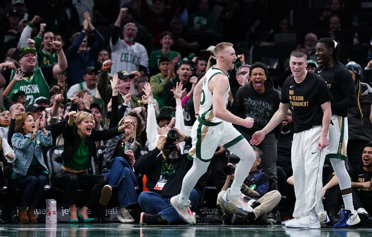 Celtics' Blowout Win Seals Division Title Celtics' Blowout Win Seals Division Title