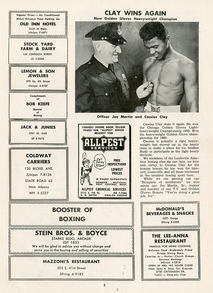 Chicago History: The Day Cassius Clay Won The Golden Gloves Chicago History: The Day Cassius Clay Won The Golden Gloves