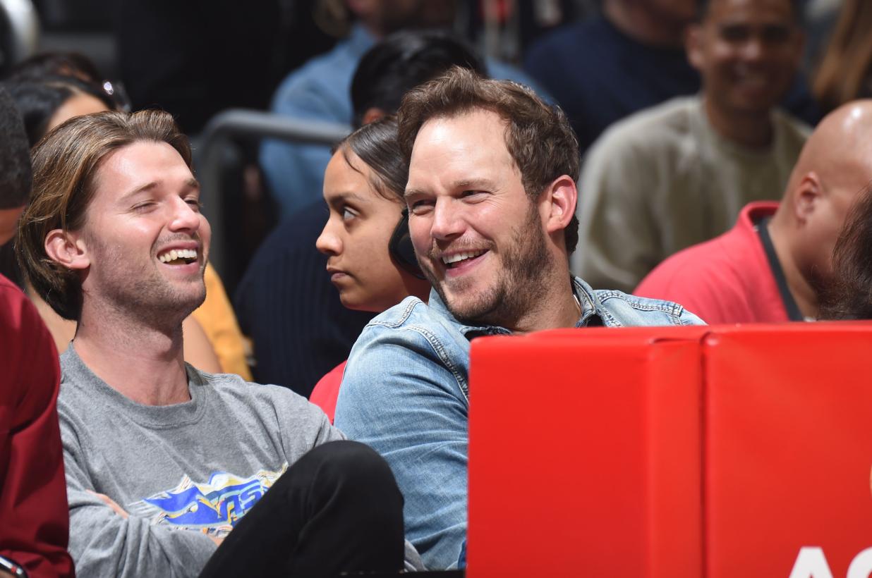 Chris Pratt Addresses Patrick Schwarzenegger's White Lotus Nudity Chris Pratt Addresses Patrick Schwarzenegger's White Lotus Nudity