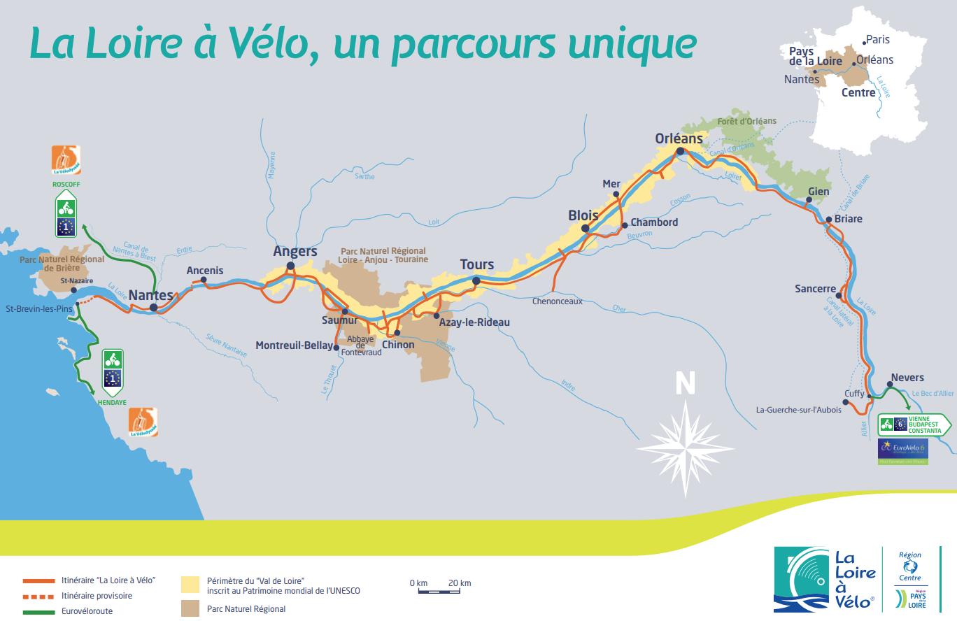 Cinq Itinéraires À Vélo Pour Découvrir La Loire, Le Vignoble Et Nantes Cinq Itinéraires À Vélo Pour Découvrir La Loire, Le Vignoble Et Nantes