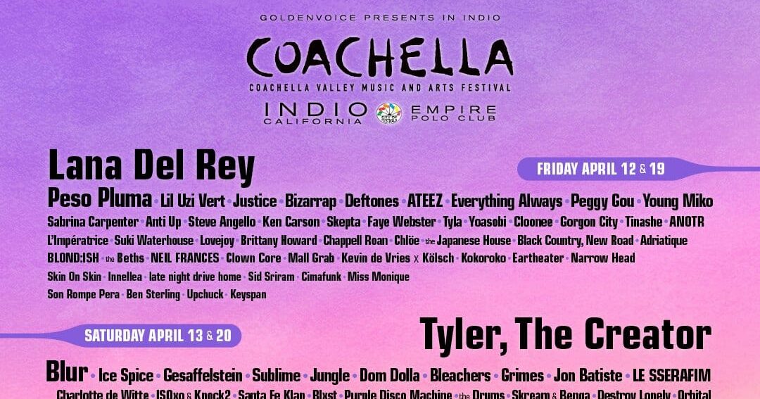 Coachella 2025: Top Official Merchandise From Performers On Amazon Coachella 2025: Top Official Merchandise From Performers On Amazon