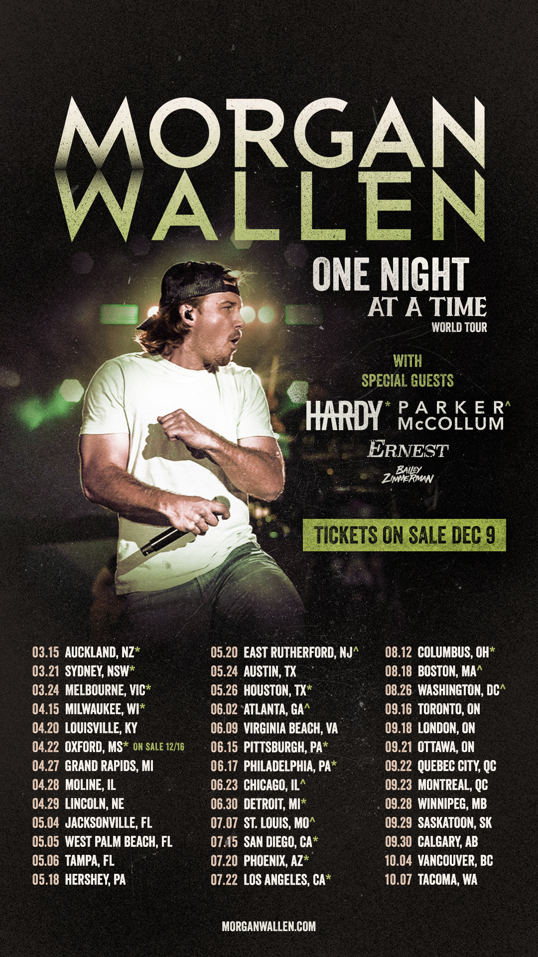 Comparing Prices And Dates For Morgan Wallen's 2025 Concert Tour Tickets