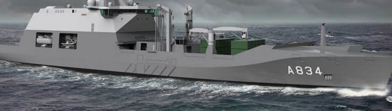 Damen Schelde Naval Shipbuilding: Den Helder, Nieuwe Combat Support Schip Gedoopt Damen Schelde Naval Shipbuilding: Den Helder, Nieuwe Combat Support Schip Gedoopt