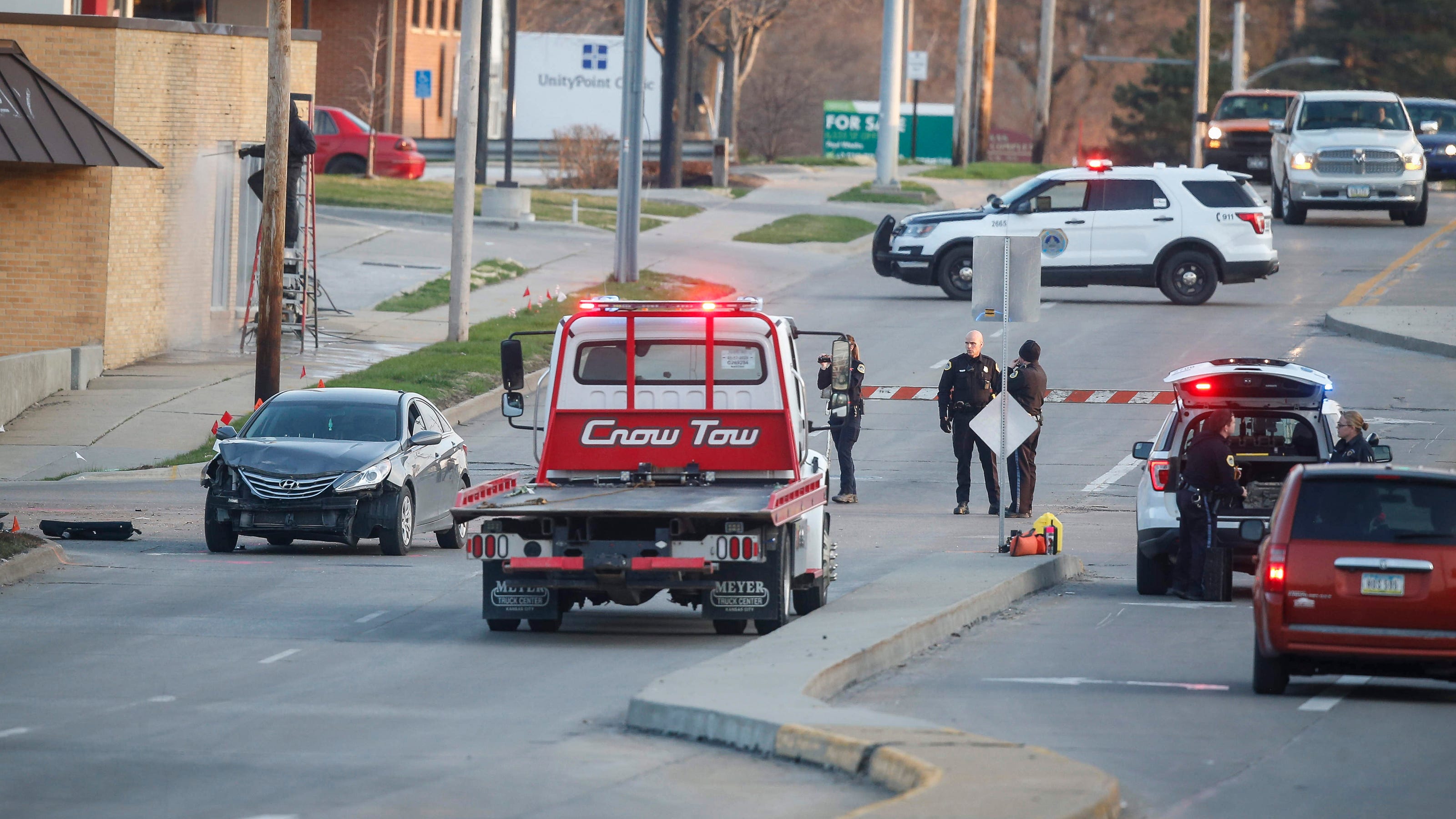 Des Moines Crash Investigation: Vehicle Overturned
