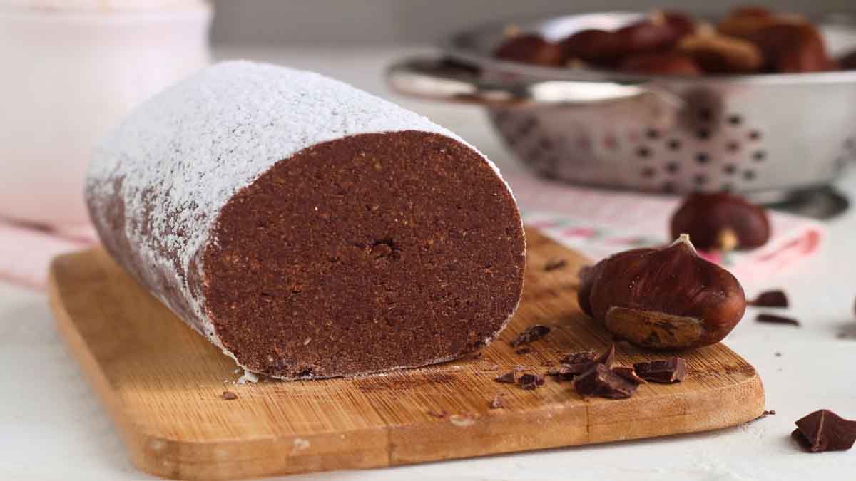 Dessert Français Facile : Recette Du Salami Au Chocolat Dessert Français Facile : Recette Du Salami Au Chocolat