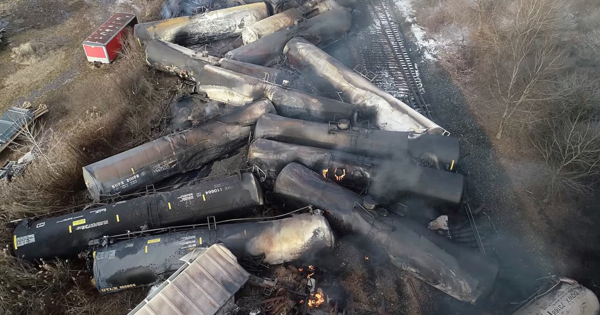 East Palestine, Ohio: Prolonged Presence Of Toxic Chemicals After Train Derailment East Palestine, Ohio: Prolonged Presence Of Toxic Chemicals After Train Derailment
