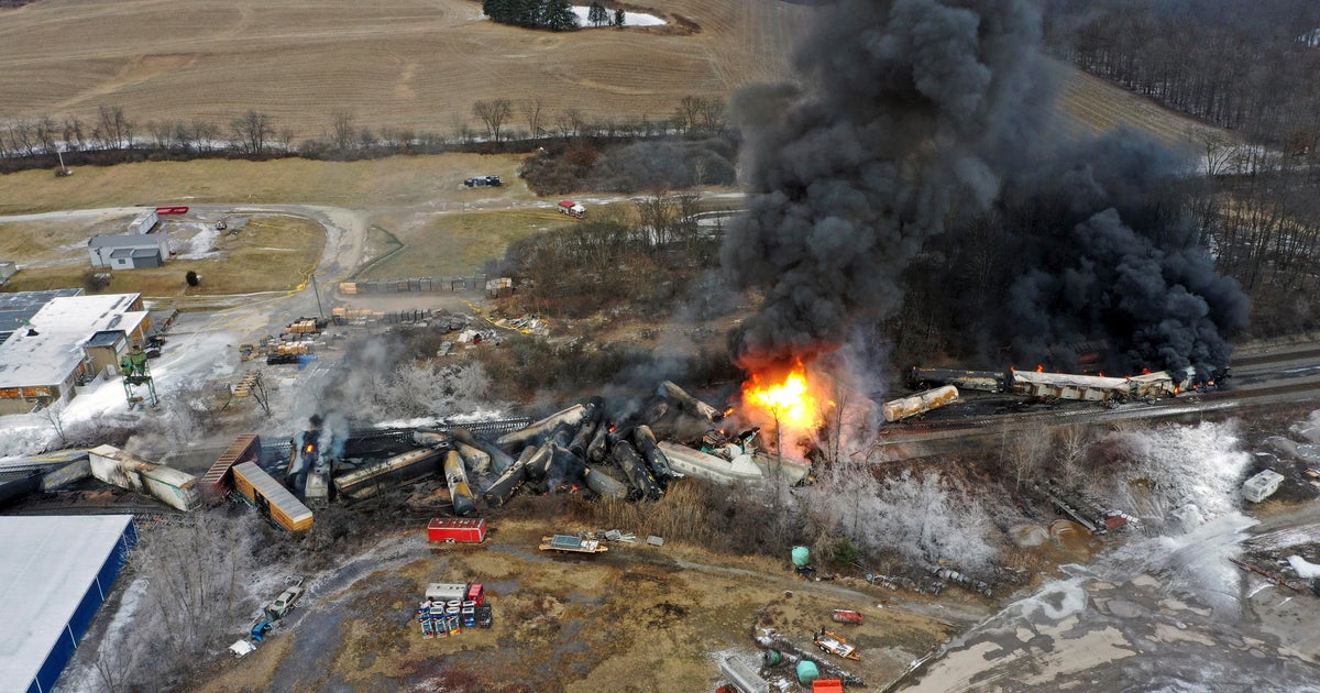 East Palestine's Lingering Threat: Toxic Chemicals In Buildings After Train Derailment East Palestine's Lingering Threat: Toxic Chemicals In Buildings After Train Derailment