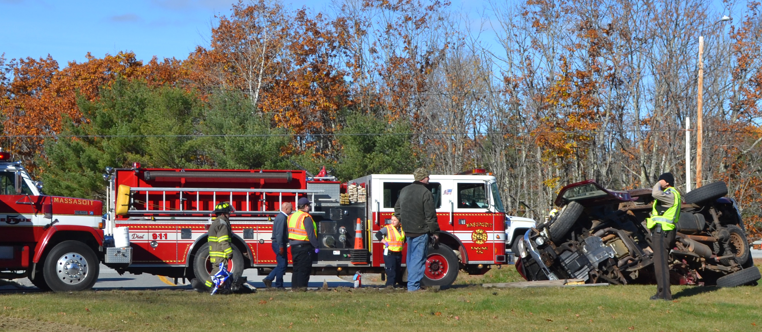Emergency Response Underway After Box Truck Crash On Route 581 Emergency Response Underway After Box Truck Crash On Route 581