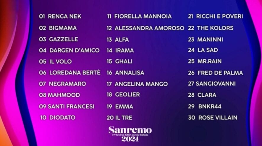 Festival Di Sanremo 2026: Apertura Del Bando A Tutte Le TV Festival Di Sanremo 2026: Apertura Del Bando A Tutte Le TV