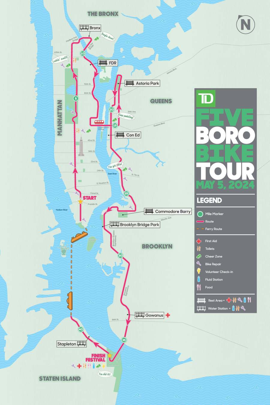 Five Boro Bike Tour: A Cyclist's Guide To NYC's Main Thoroughfares Five Boro Bike Tour: A Cyclist's Guide To NYC's Main Thoroughfares