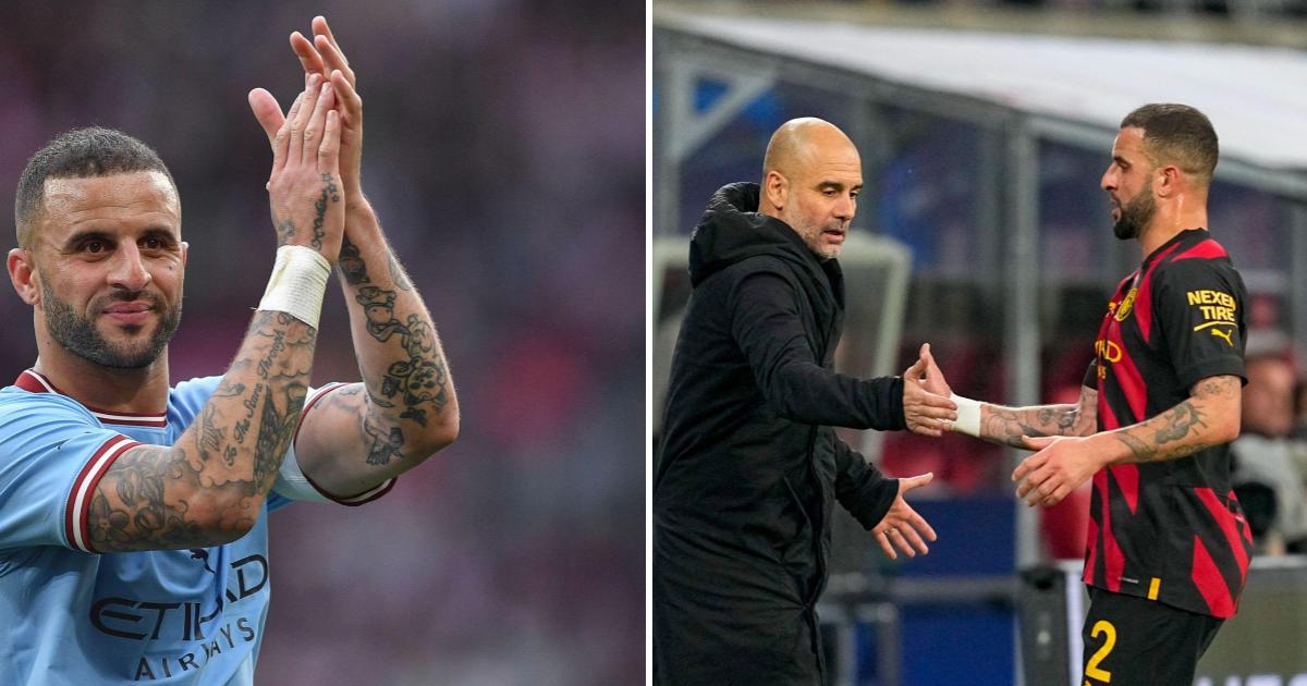 Footballer Kyle Walker Spotted With Models In Milan After Wife's Departure Footballer Kyle Walker Spotted With Models In Milan After Wife's Departure