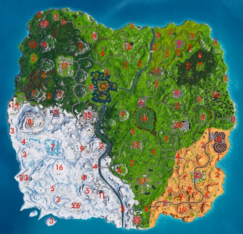 Fortnite Map Guide: Explore Locations, Chests, And More Fortnite Map Guide: Explore Locations, Chests, And More