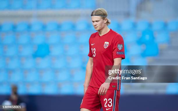 Haaland Inspires Norway To 5-0 World Cup Qualifying Rout Haaland Inspires Norway To 5-0 World Cup Qualifying Rout