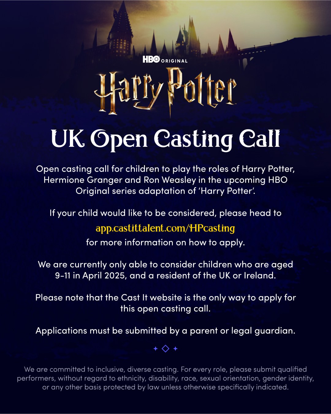 Harry Potter TV Adaptation: Casting News For Lead Roles Harry Potter TV Adaptation: Casting News For Lead Roles