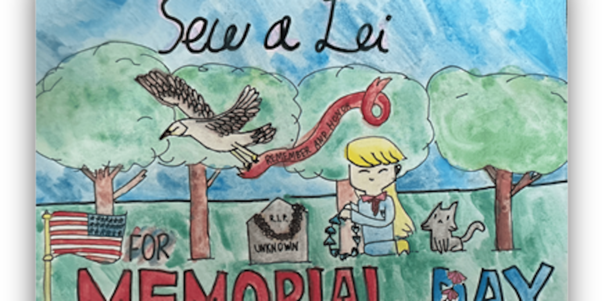 Hawaii Keiki Memorial Day Lei Poster Contest: Showcasing Young Artists Hawaii Keiki Memorial Day Lei Poster Contest: Showcasing Young Artists