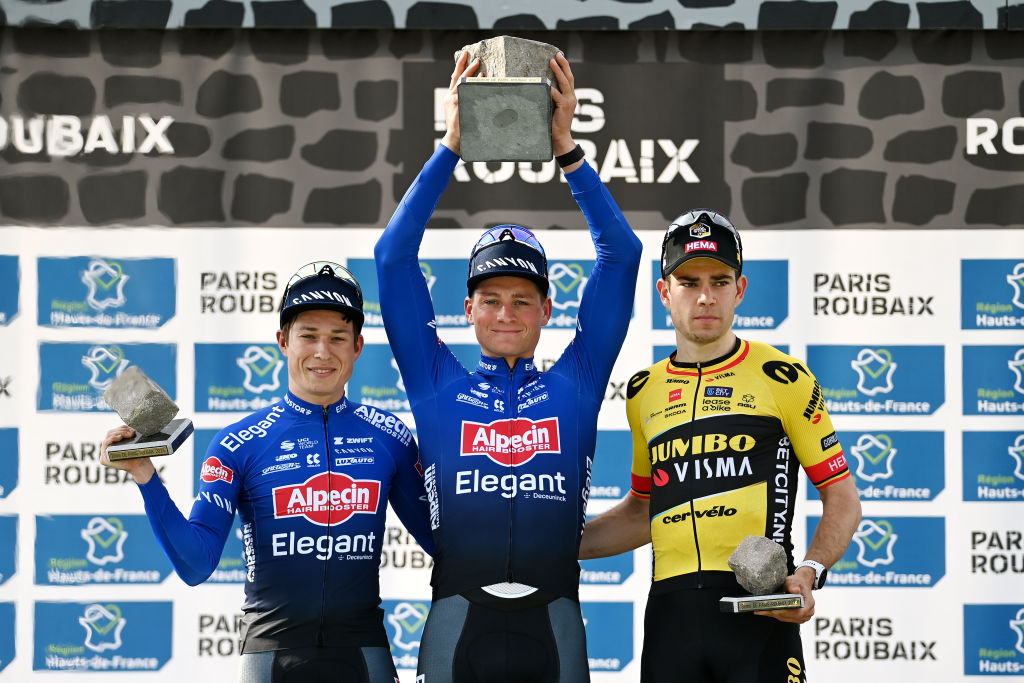 Hell Of The North Conquered: Van Der Poel's Hat-Trick At Paris-Roubaix Hell Of The North Conquered: Van Der Poel's Hat-Trick At Paris-Roubaix