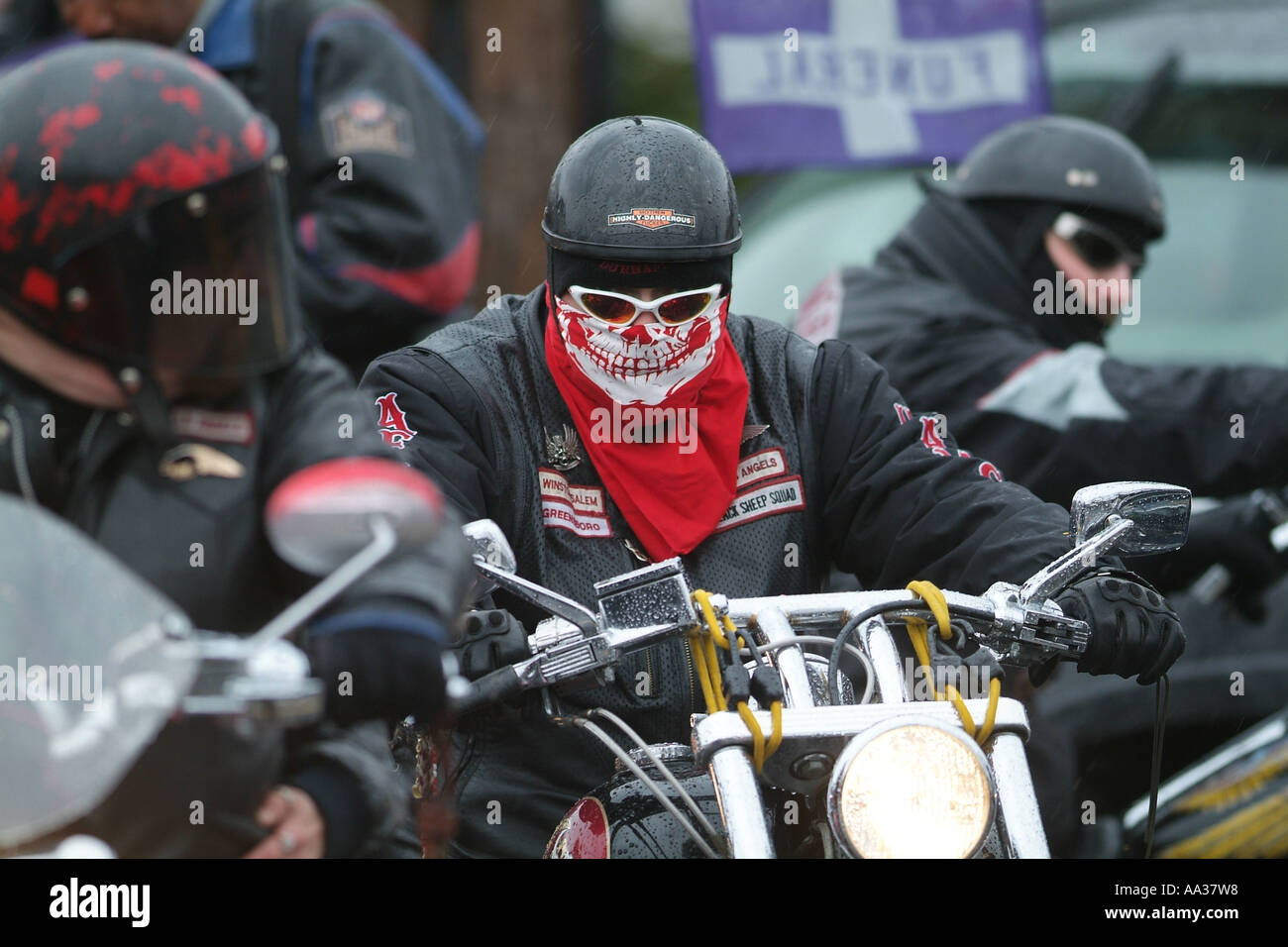 Hells Angels Motorcycle Club Honors Deceased Member