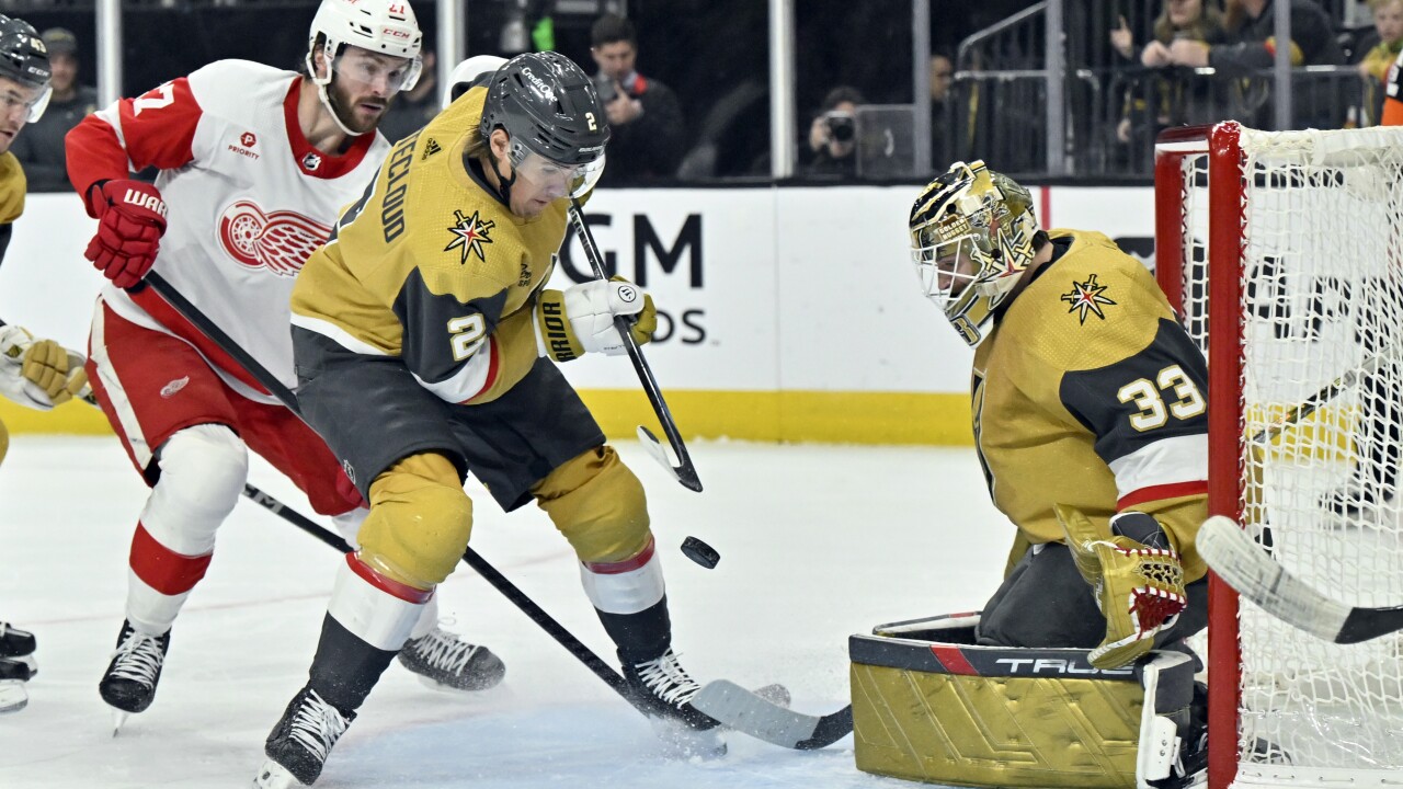 Hertl's Double Hat Trick Powers Golden Knights Victory Over Red Wings Hertl's Double Hat Trick Powers Golden Knights Victory Over Red Wings