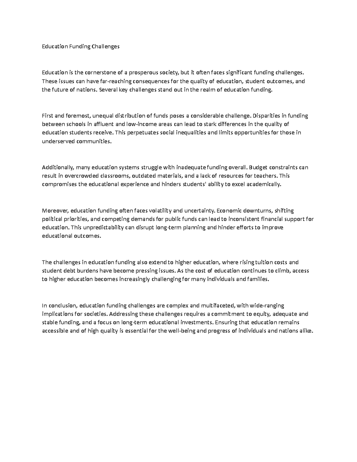 Higher Education Funding Strategies In The Face Of Political Challenges Higher Education Funding Strategies In The Face Of Political Challenges