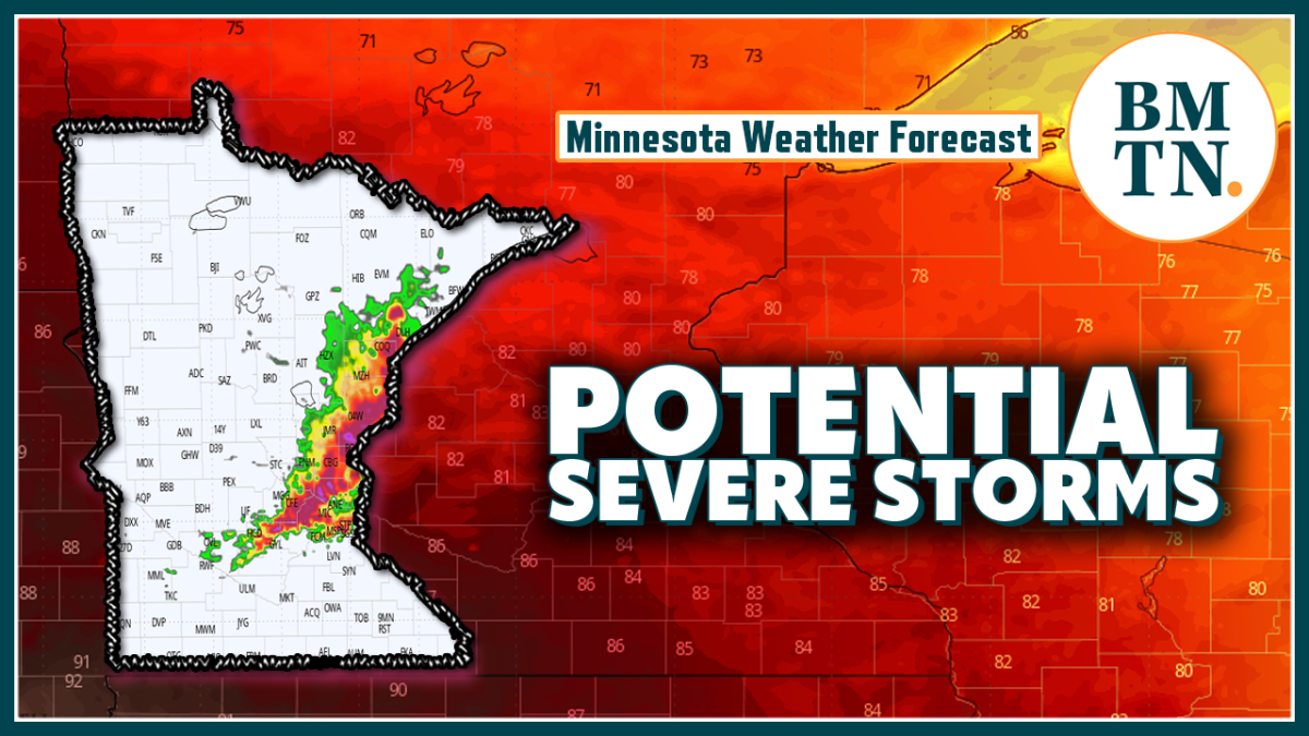 Increased Storm Potential Overnight, Severe Weather Monday Increased Storm Potential Overnight, Severe Weather Monday