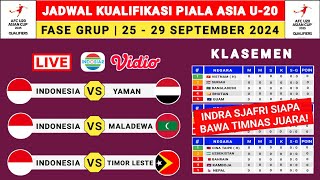 Jadwal Pertandingan Indonesia Vs Yaman Piala Asia U20 2025: Link Live Streaming Jadwal Pertandingan Indonesia Vs Yaman Piala Asia U20 2025: Link Live Streaming