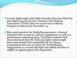 Jaime Munguia's Failed VADA Drug Test: What We Know Jaime Munguia's Failed VADA Drug Test: What We Know