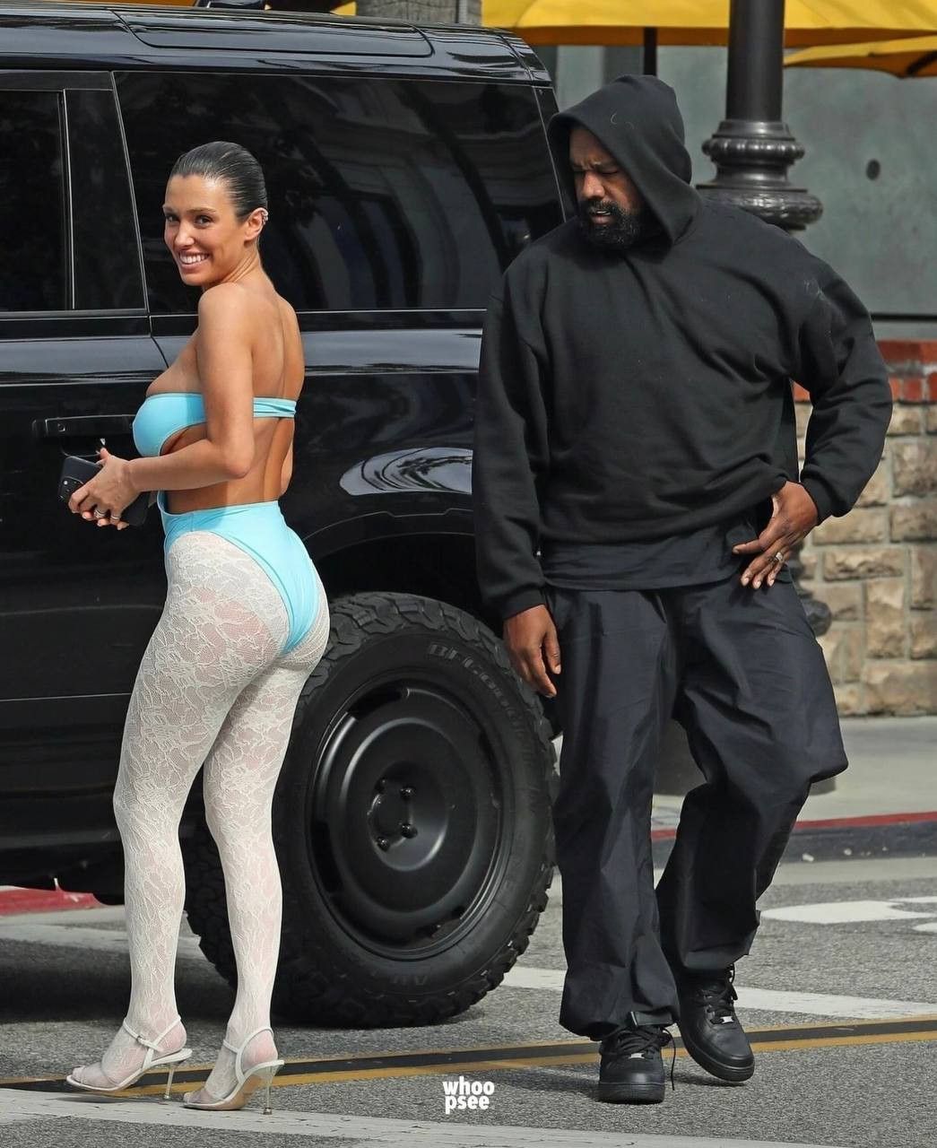 Kanye West's Wife Bianca Censori In A Barely-There Roller Skating Ensemble Kanye West's Wife Bianca Censori In A Barely-There Roller Skating Ensemble
