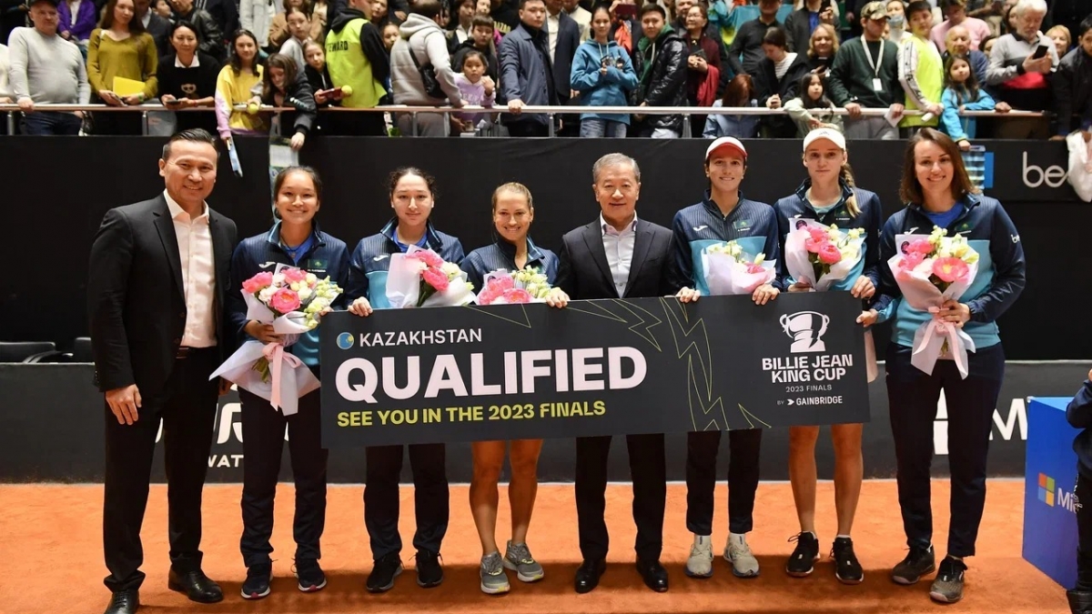Kazakhstan Secures Billie Jean King Cup Finals Spot Thanks To Rybakina Kazakhstan Secures Billie Jean King Cup Finals Spot Thanks To Rybakina