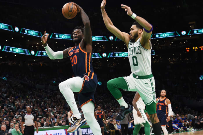 Knicks Steal Game One From Celtics In Overtime Knicks Steal Game One From Celtics In Overtime