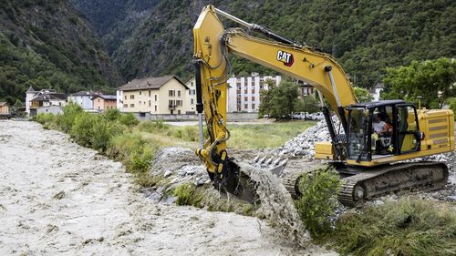 Landslide Risk Prompts Urgent Livestock Evacuation In Swiss Alps Landslide Risk Prompts Urgent Livestock Evacuation In Swiss Alps