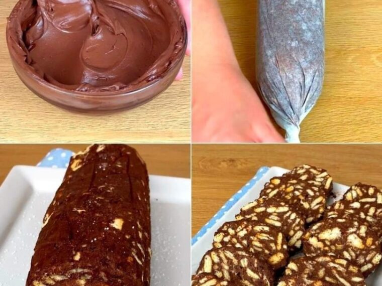 Le Meilleur Salami Au Chocolat : Recette Française Étape Par Étape Le Meilleur Salami Au Chocolat : Recette Française Étape Par Étape