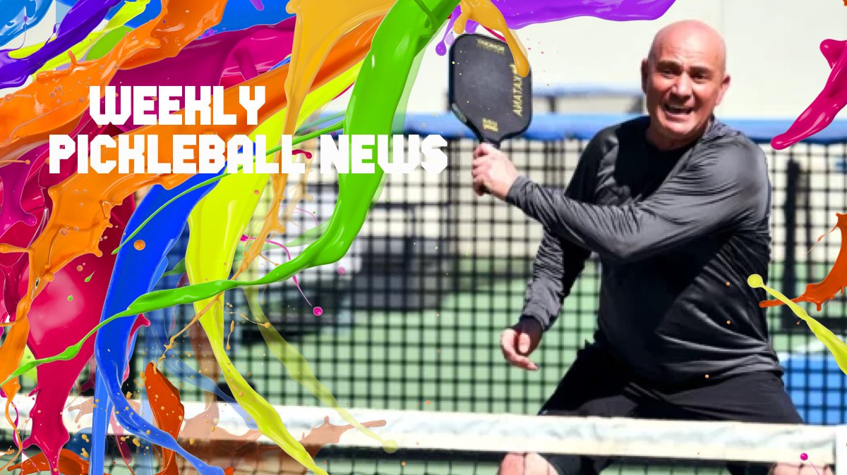 Legenda Tenisului, Andre Agassi, Joacă Pickleball Profesional Legenda Tenisului, Andre Agassi, Joacă Pickleball Profesional