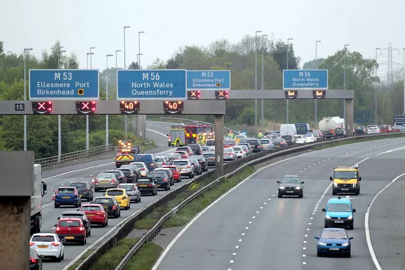 M56 Motorway: Current Traffic Conditions After Serious Accident M56 Motorway: Current Traffic Conditions After Serious Accident
