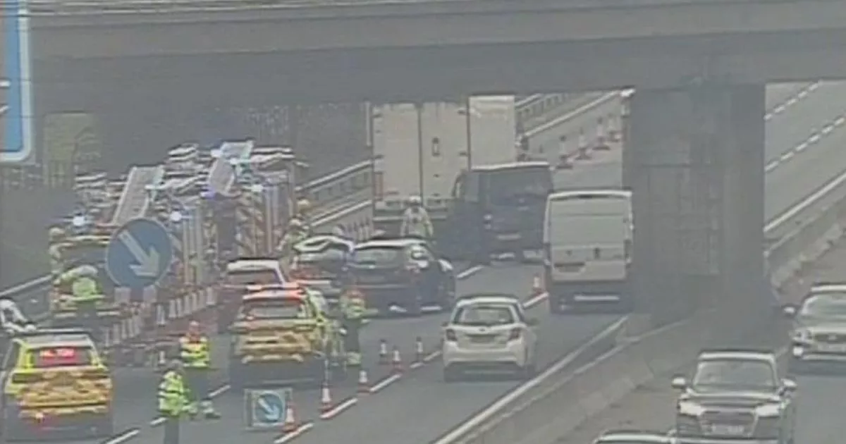 M6 Drivers Face Long Delays Following Van Crash M6 Drivers Face Long Delays Following Van Crash