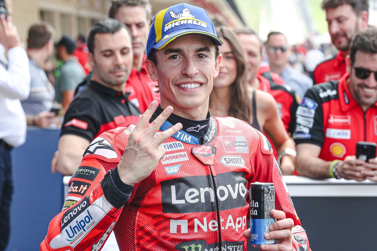 Marquez's Unbeaten Run Continues: Pole Position At Americas MotoGP