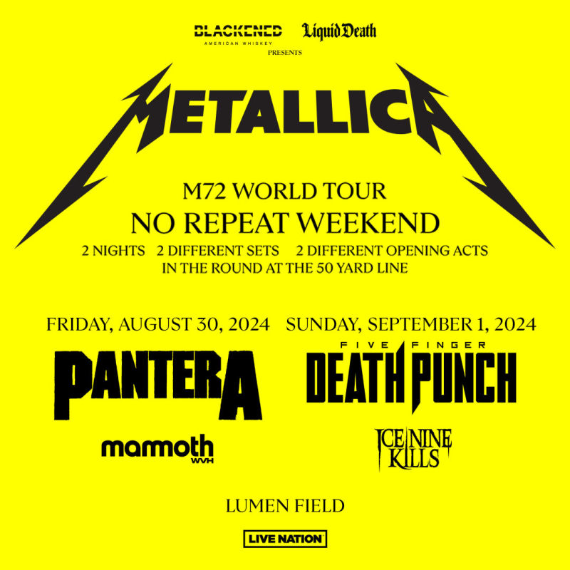 Metallica's M72 Tour 2026: UK And European Dates Revealed Metallica's M72 Tour 2026: UK And European Dates Revealed