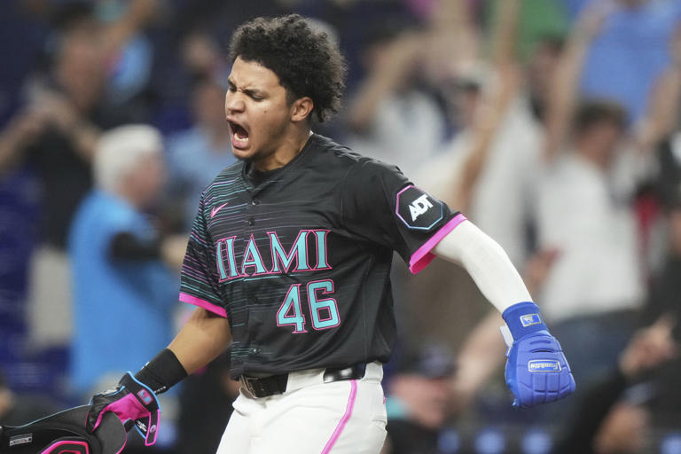 Miami Marlins Edge Athletics: Stowers' Dramatic Grand Slam Miami Marlins Edge Athletics: Stowers' Dramatic Grand Slam